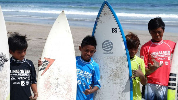 SURFERS FROM BALER, LA UNION, SIARGAO AND SORSOGON DOMINITAES LUNAD SA BALOD 2016
