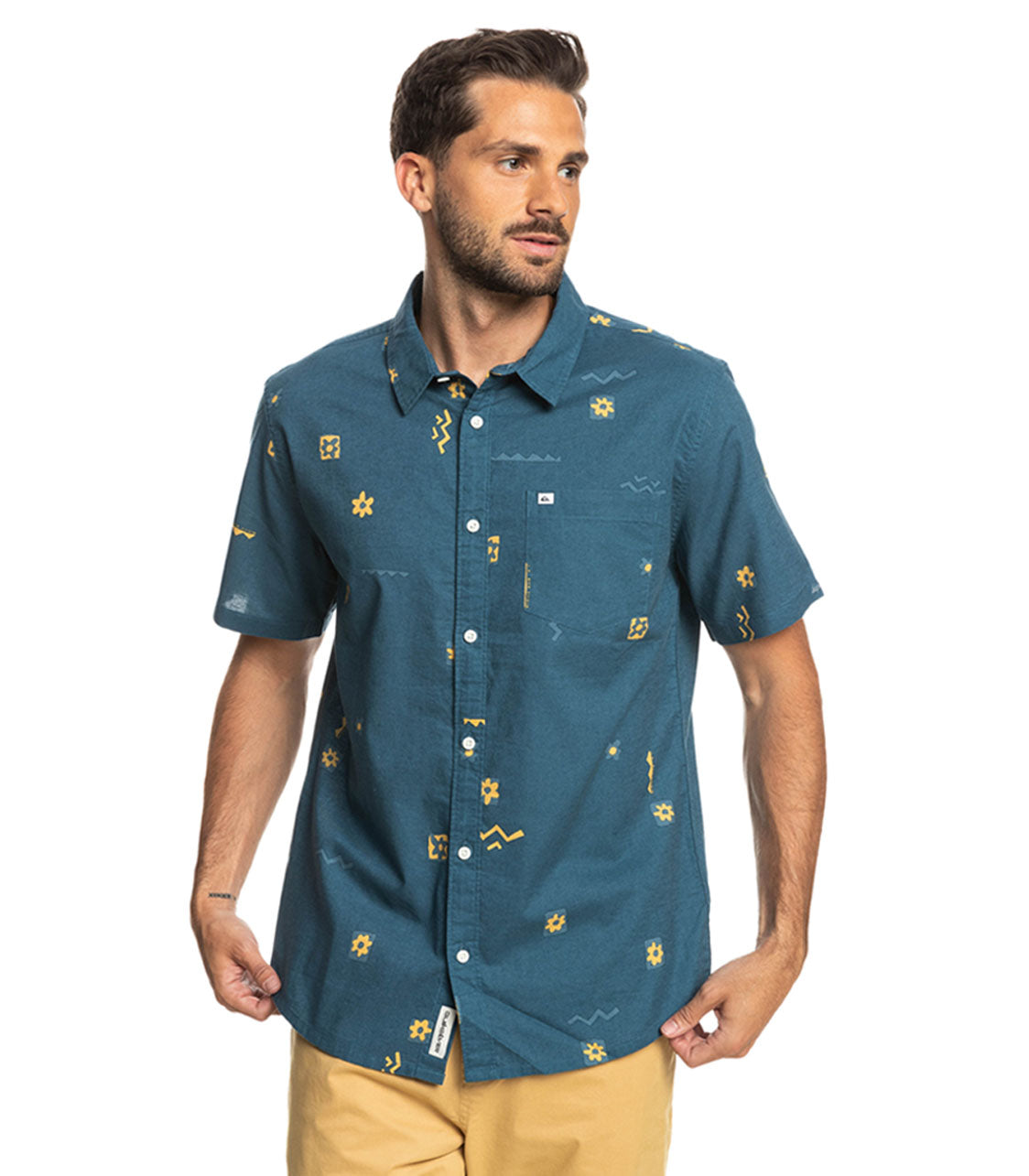 QUIKSILVER Mini Mark Men's Polo Shirt Short Sleeve