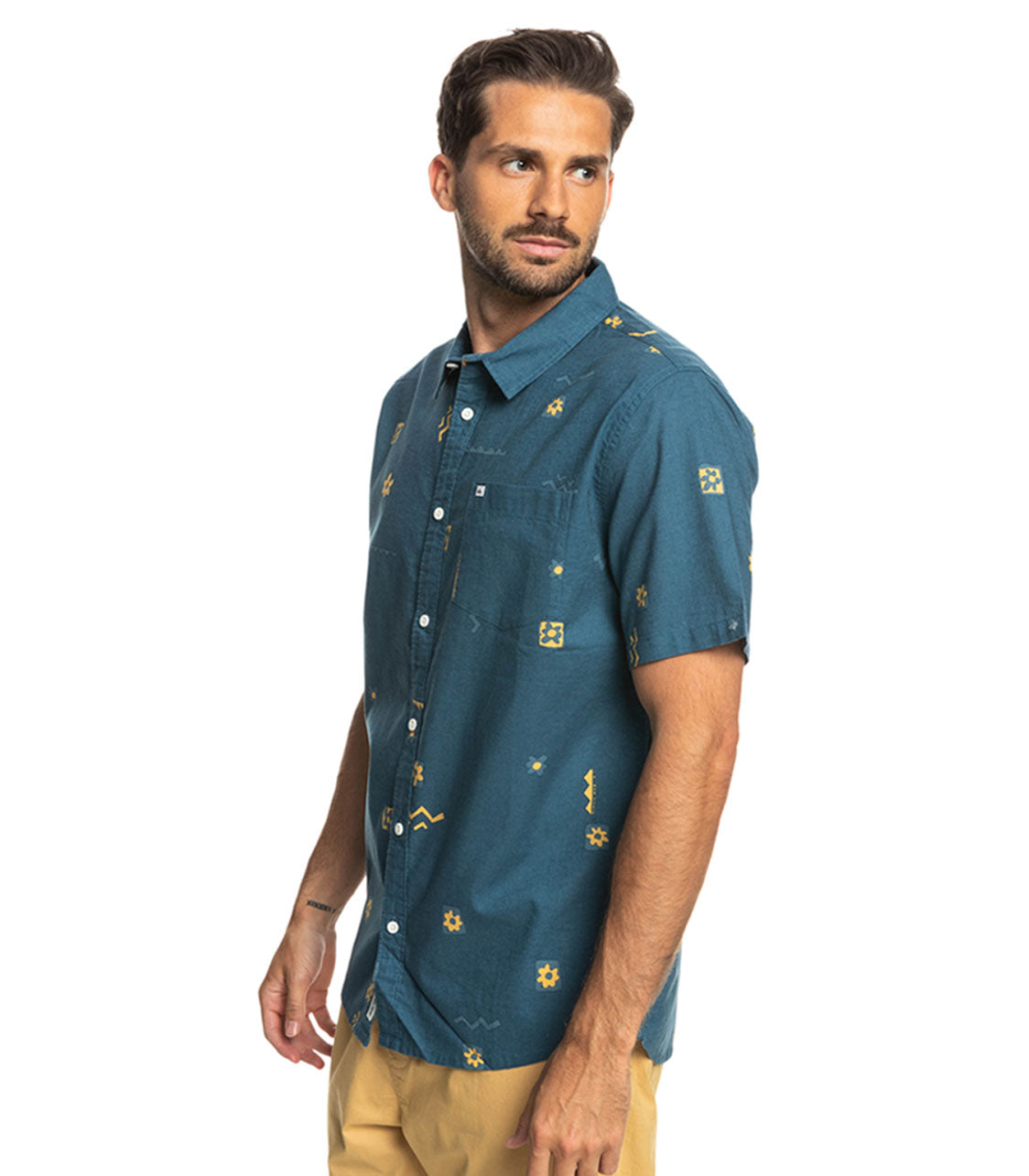 QUIKSILVER Mini Mark Men's Polo Shirt Short Sleeve