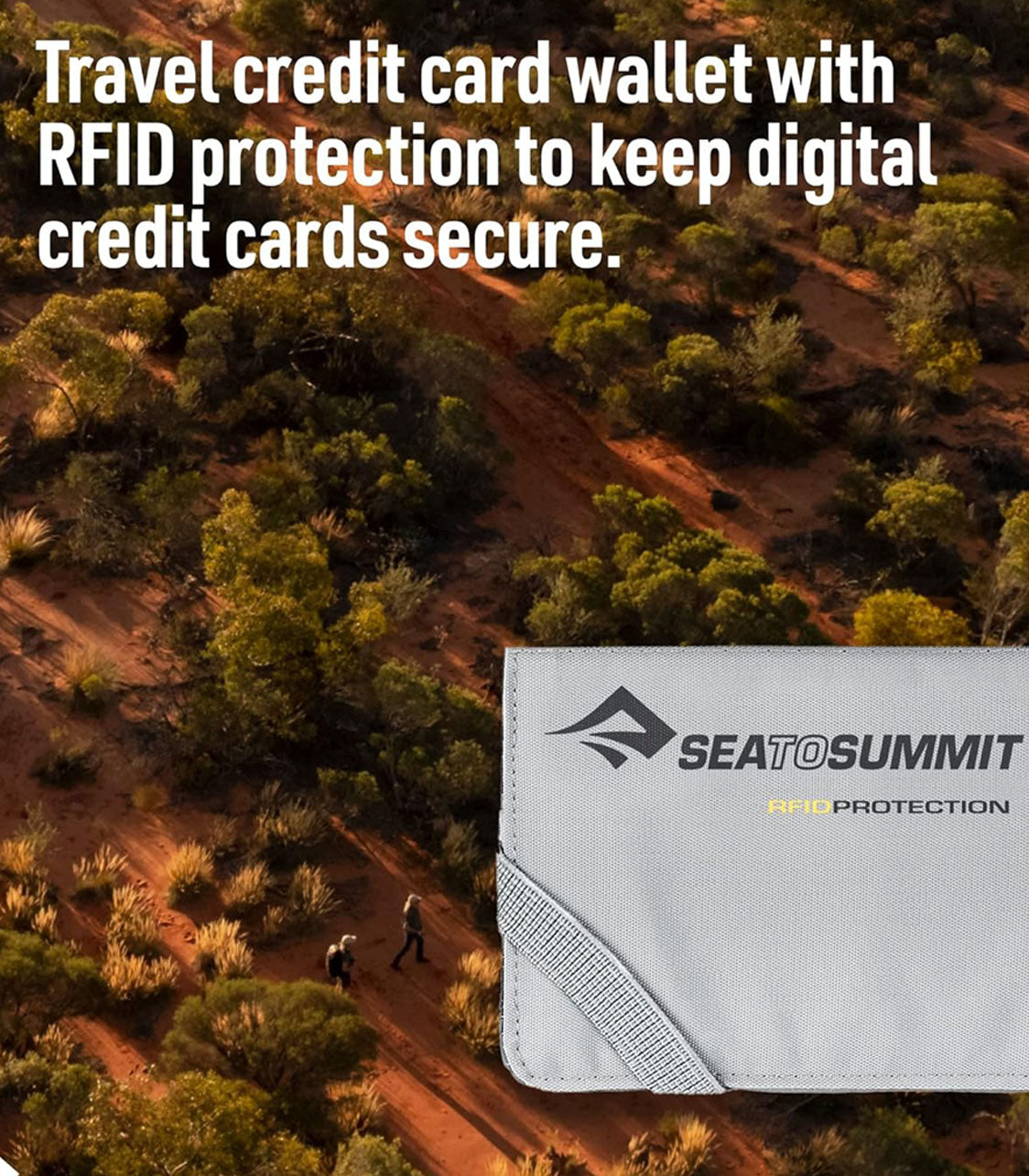 SEA TO SUMMIT Card Holder with RFID - High Rise Grey