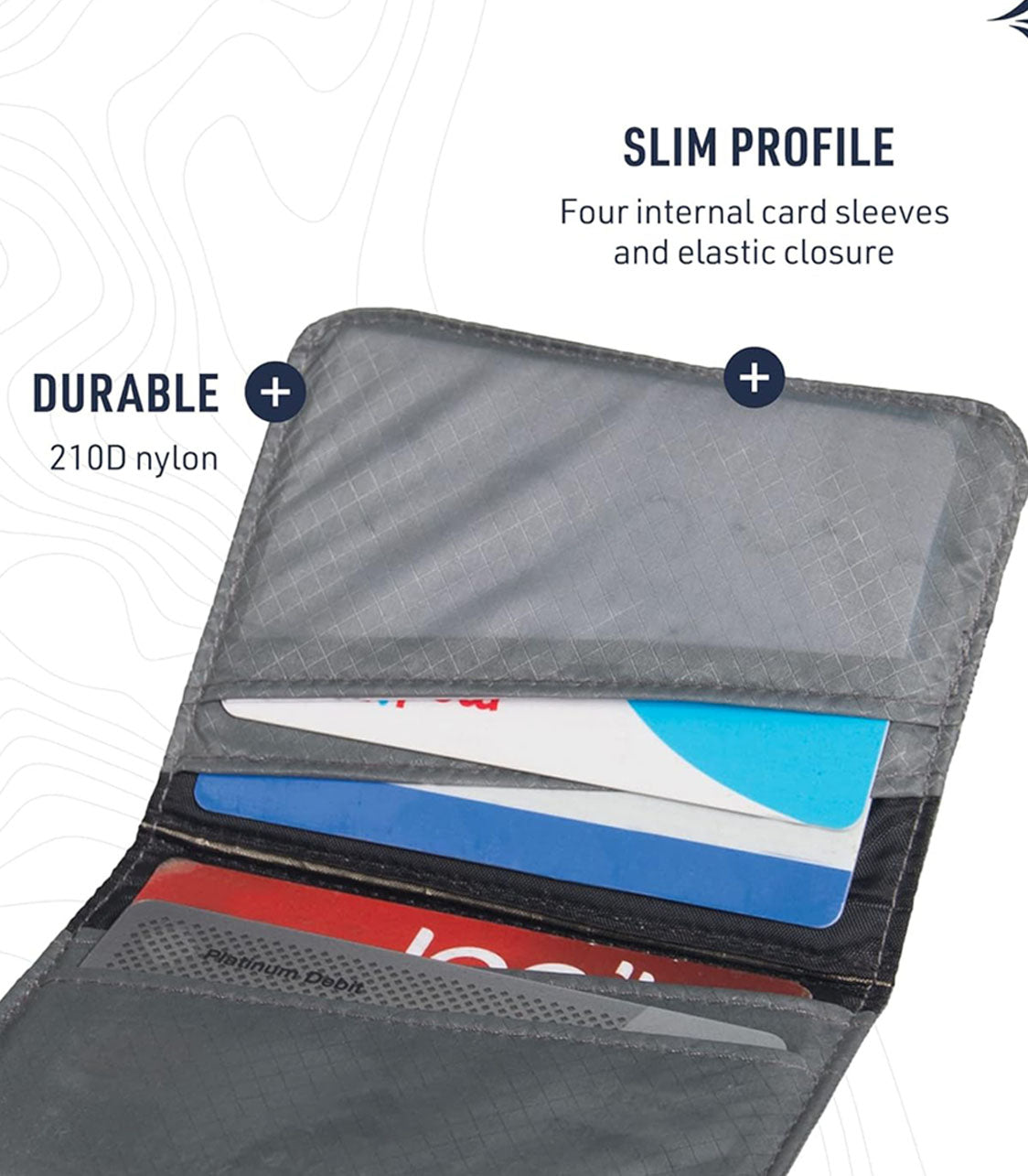 SEA TO SUMMIT Card Holder with RFID - High Rise Grey