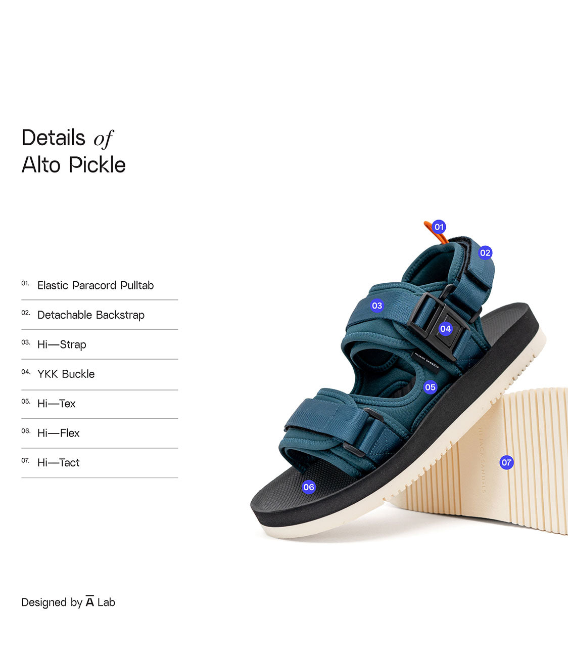 HIJACK SANDALS Alto Unisex Pickle