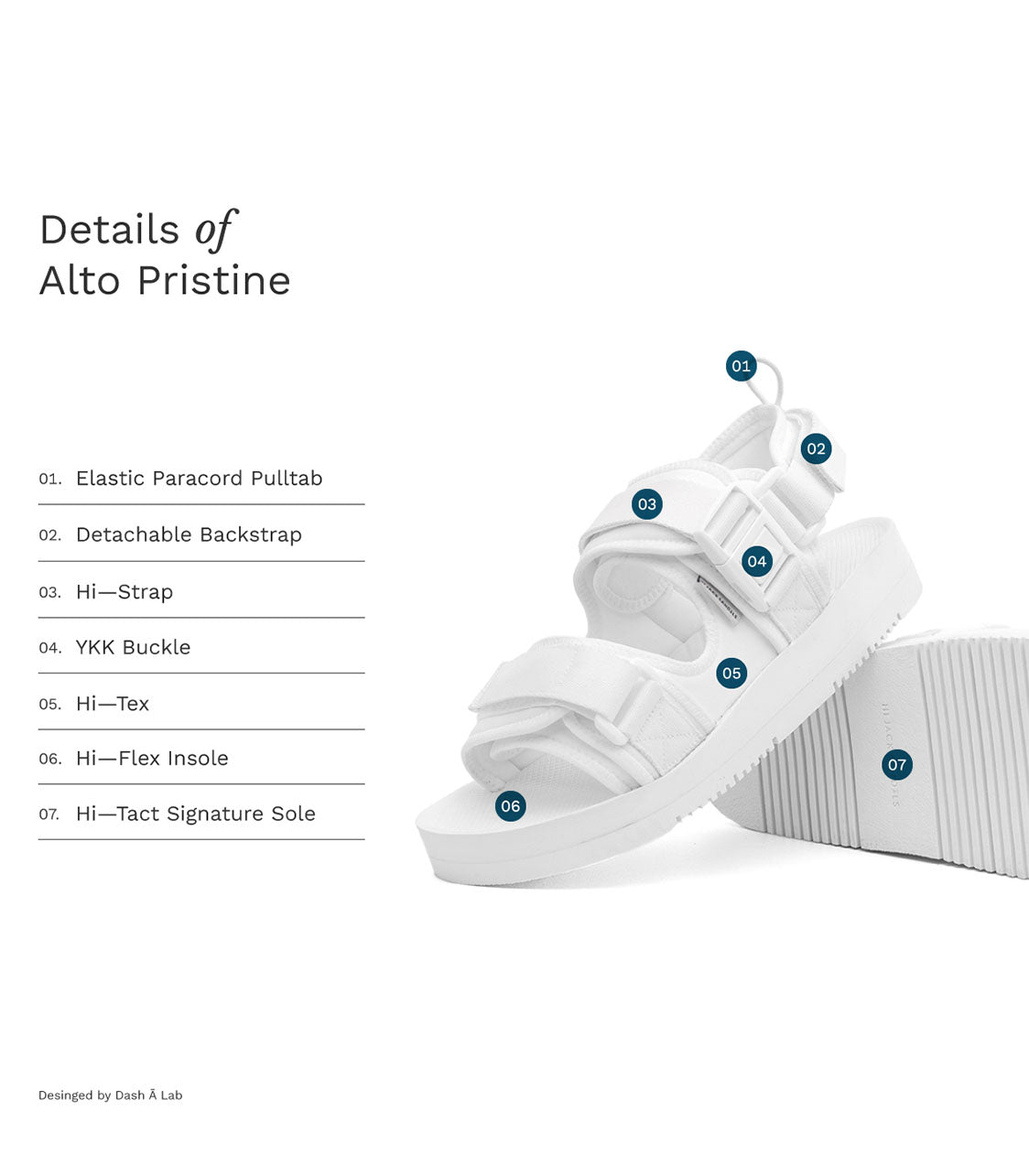 HIJACK SANDALS Alto Unisex Pristine