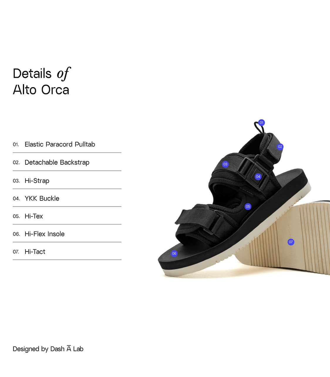 HIJACK SANDALS Alto Unisex Orca