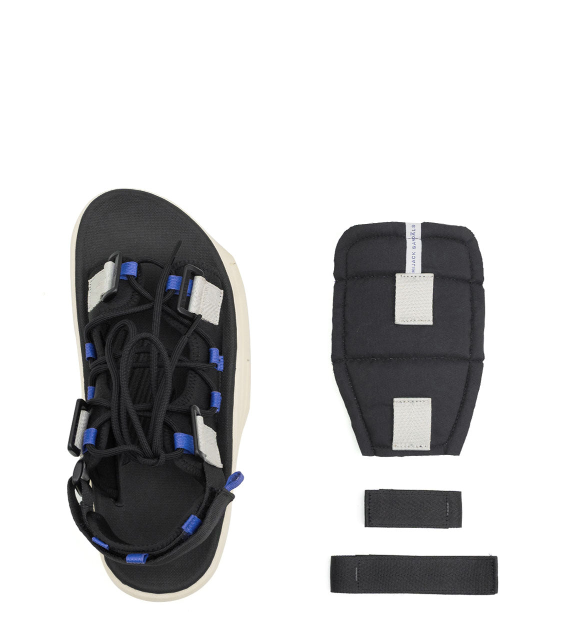 HIJACK SANDALS Sonar Unisex Blach