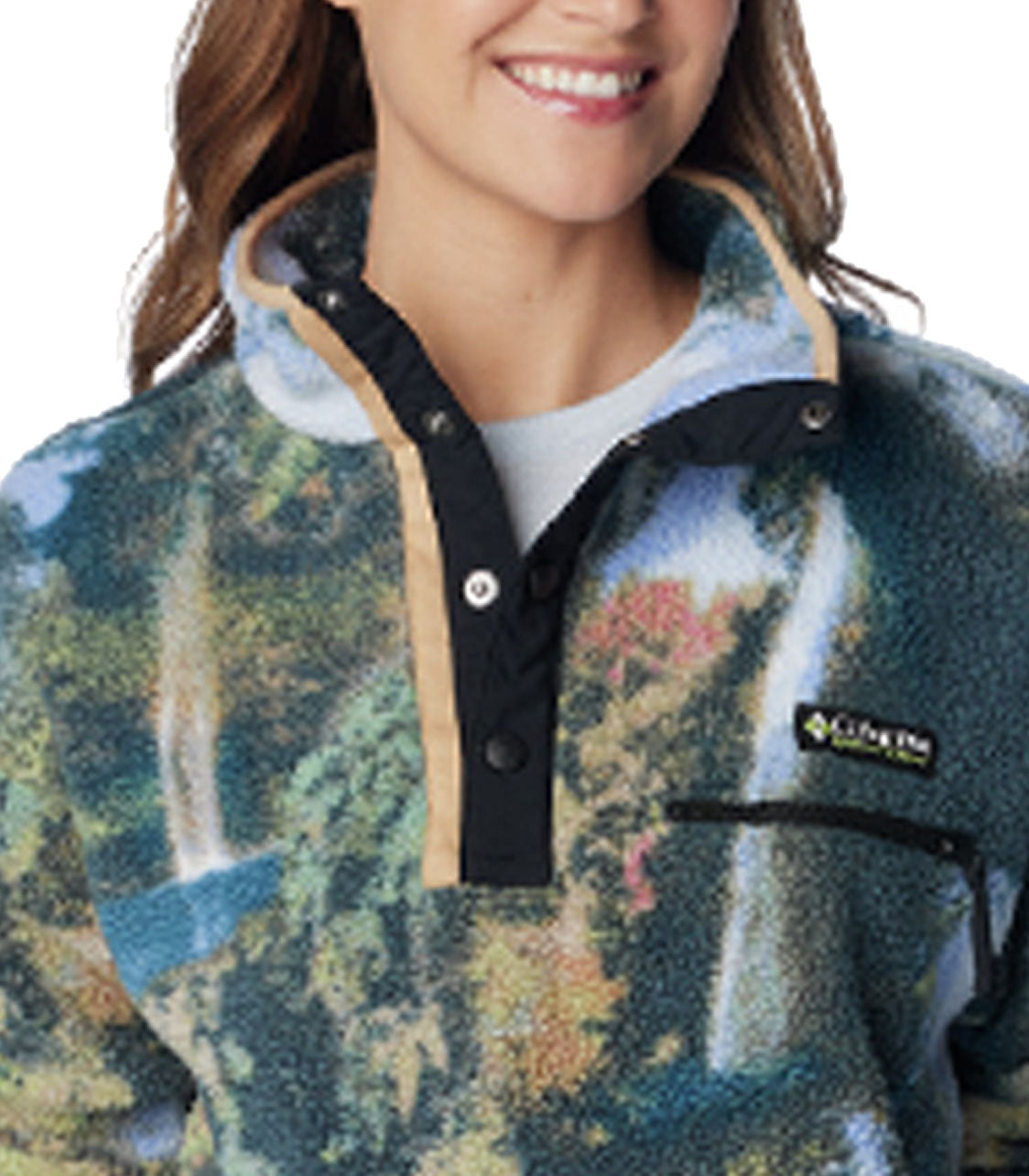 COLUMBIA SPORTSWEAR Helvetia Cropped Half Snap