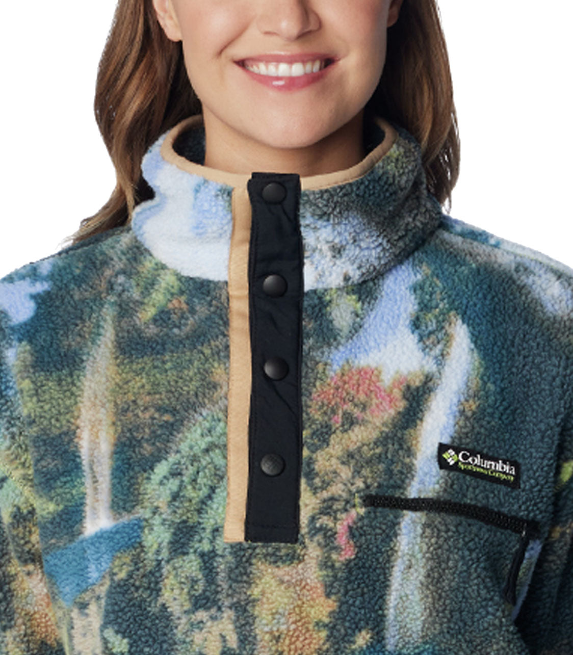 COLUMBIA SPORTSWEAR Helvetia Cropped Half Snap