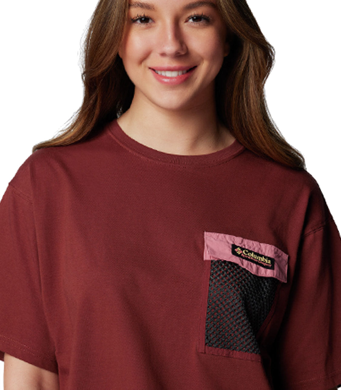 COLUMBIA SPORTSWEAR Painted Peak Knit Ss Cropped Top