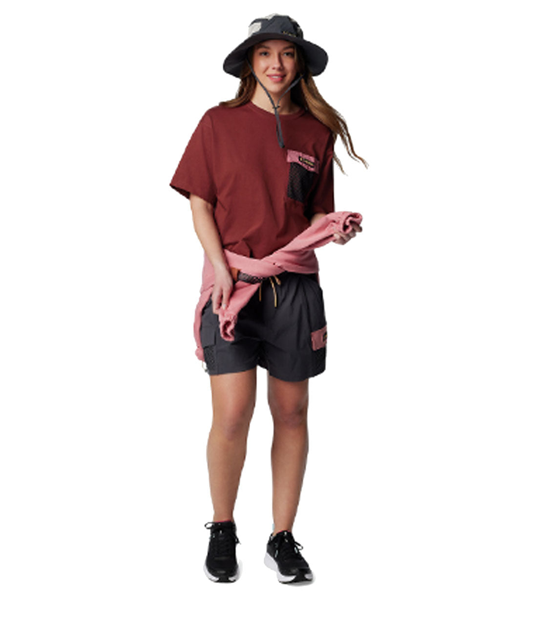 COLUMBIA SPORTSWEAR Painted Peak Knit Ss Cropped Top