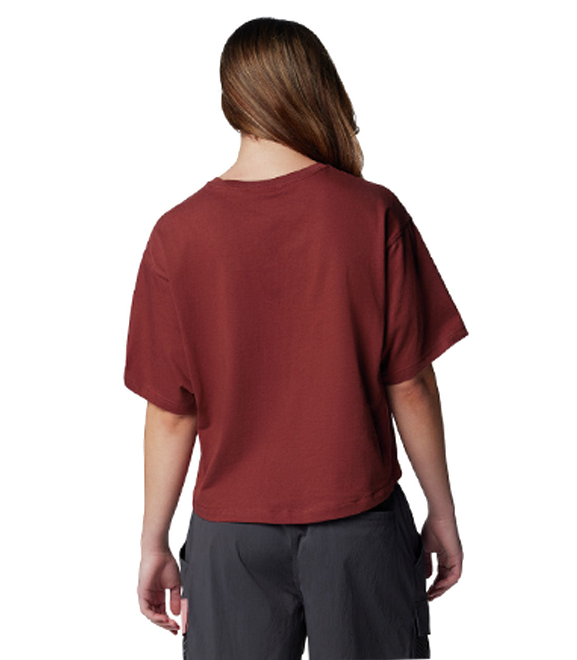 COLUMBIA SPORTSWEAR Painted Peak Knit Ss Cropped Top