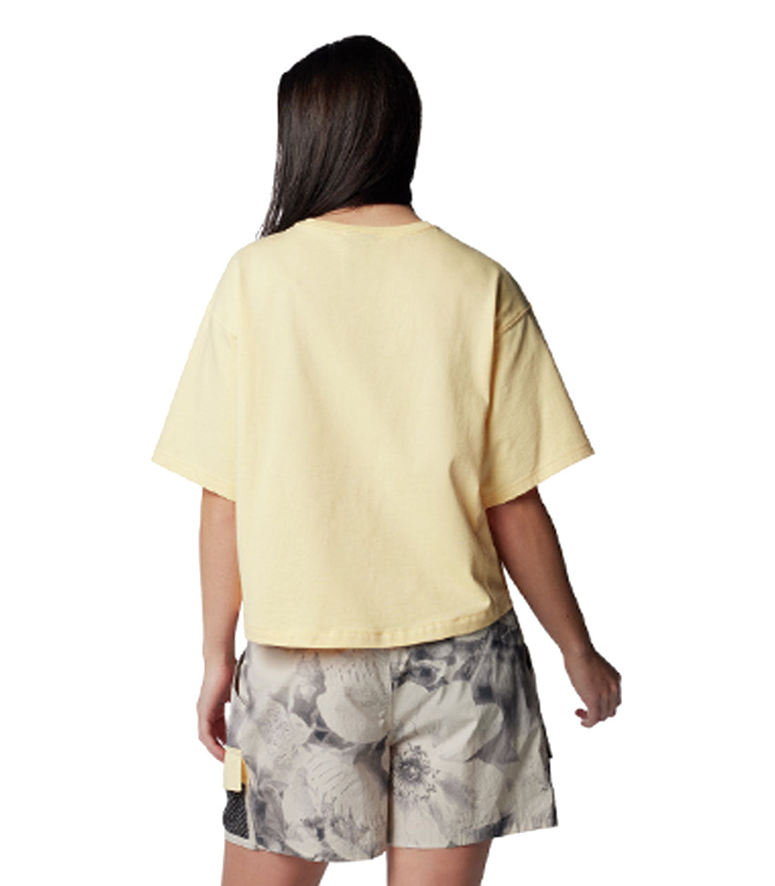 COLUMBIA SPORTSWEAR Painted Peak Knit Ss Cropped Top