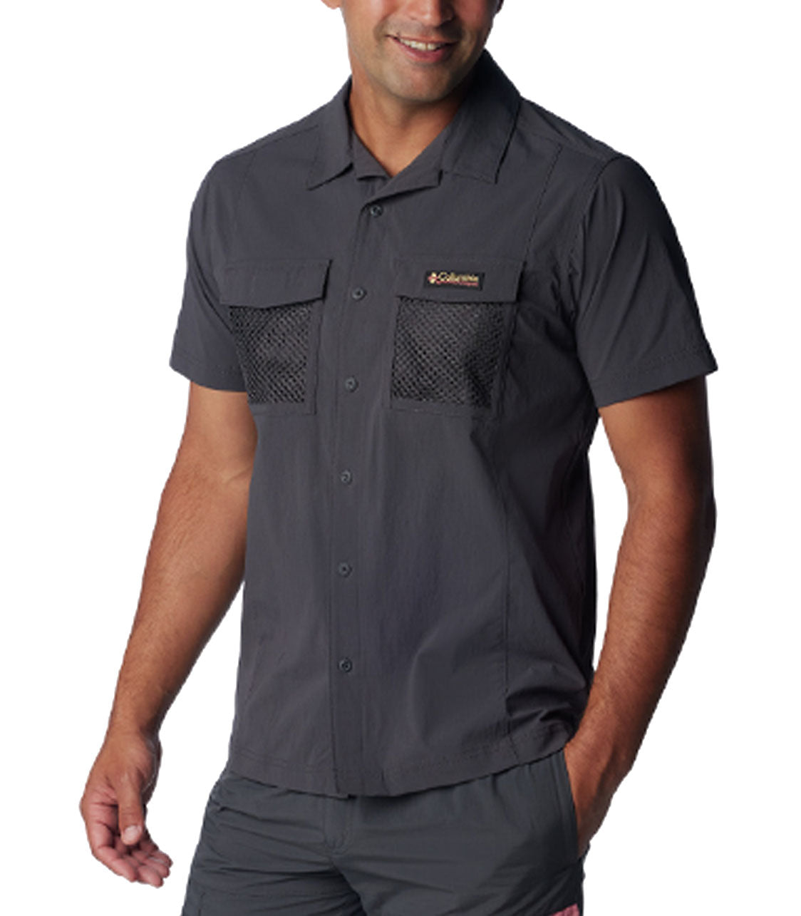 COLUMBIA SPORTSWEAR Painted Peak Woven Ss Top