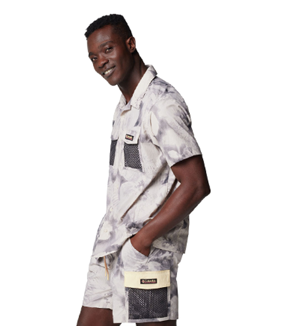 COLUMBIA SPORTSWEAR Painted Peak Woven Ss Top