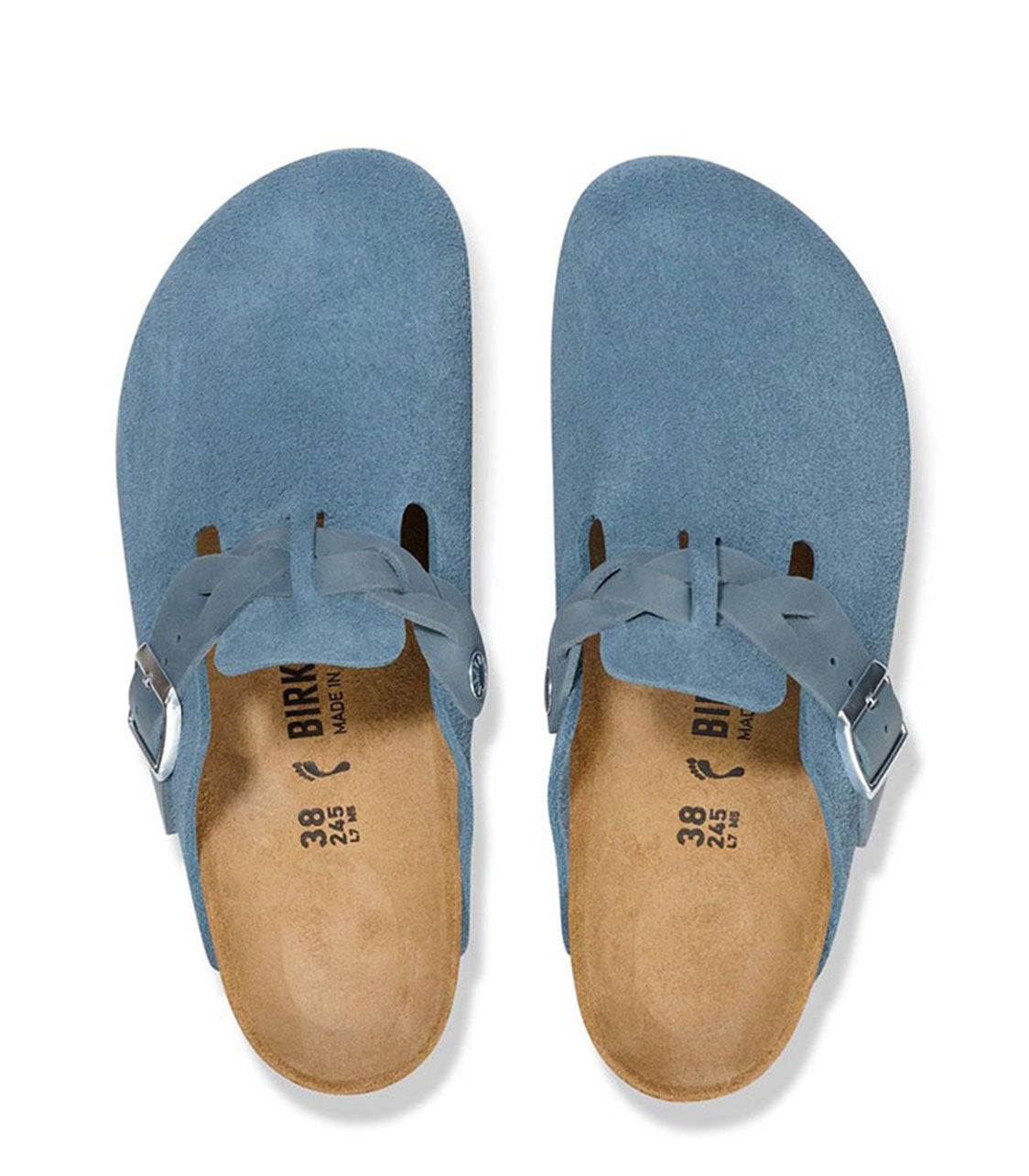 BIRKENSTOCK Boston Braided Womens Elemental Blue