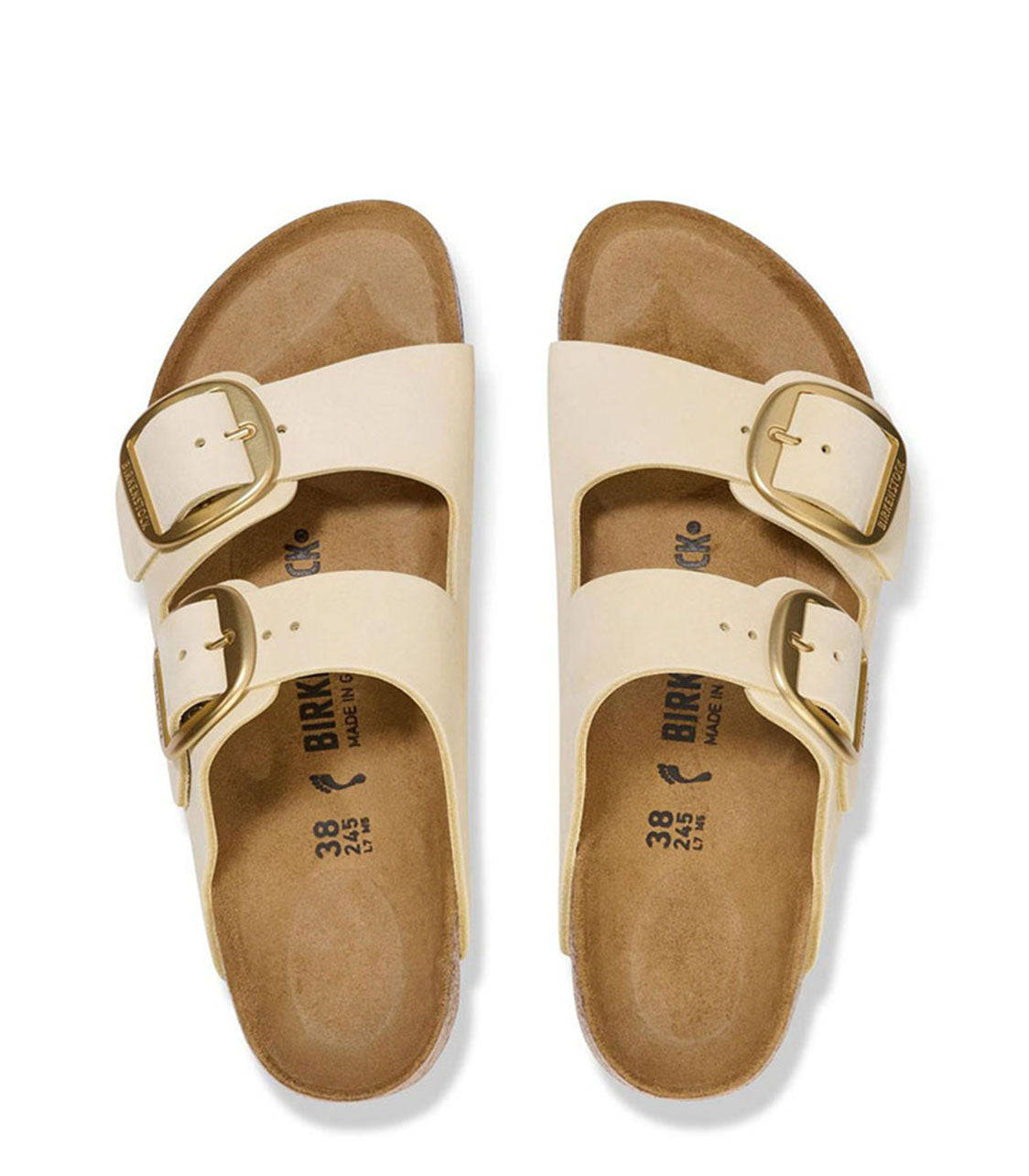 BIRKENSTOCK Arizona Big Buckle Womens Ecru