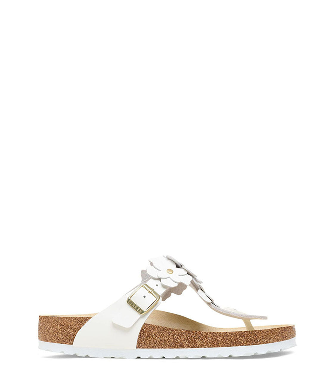 BIRKENSTOCK Gizeh Flower Embellishment Womens White