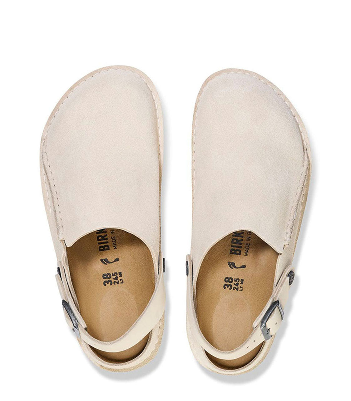 BIRKENSTOCK Lutry Womens Eggshell