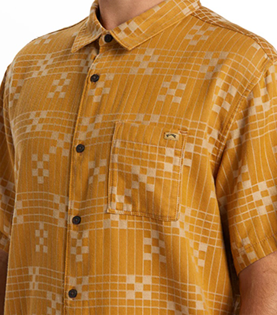 BILLABONG Sundays Jacquard Ss Men's Woven Top