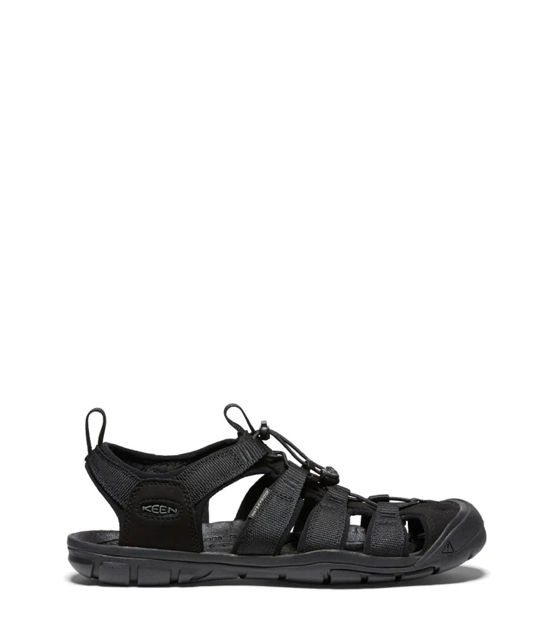 KEEN Keen Clearwater CNX Mens Triple Black Outdoor Sandals