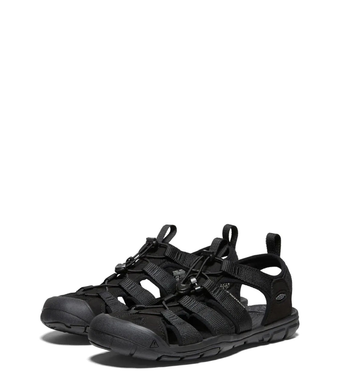 KEEN Keen Clearwater CNX Mens Triple Black Outdoor Sandals