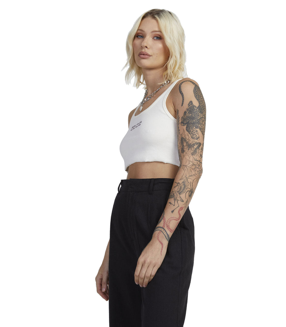 RVCA Circa Cropped Tank Shirt