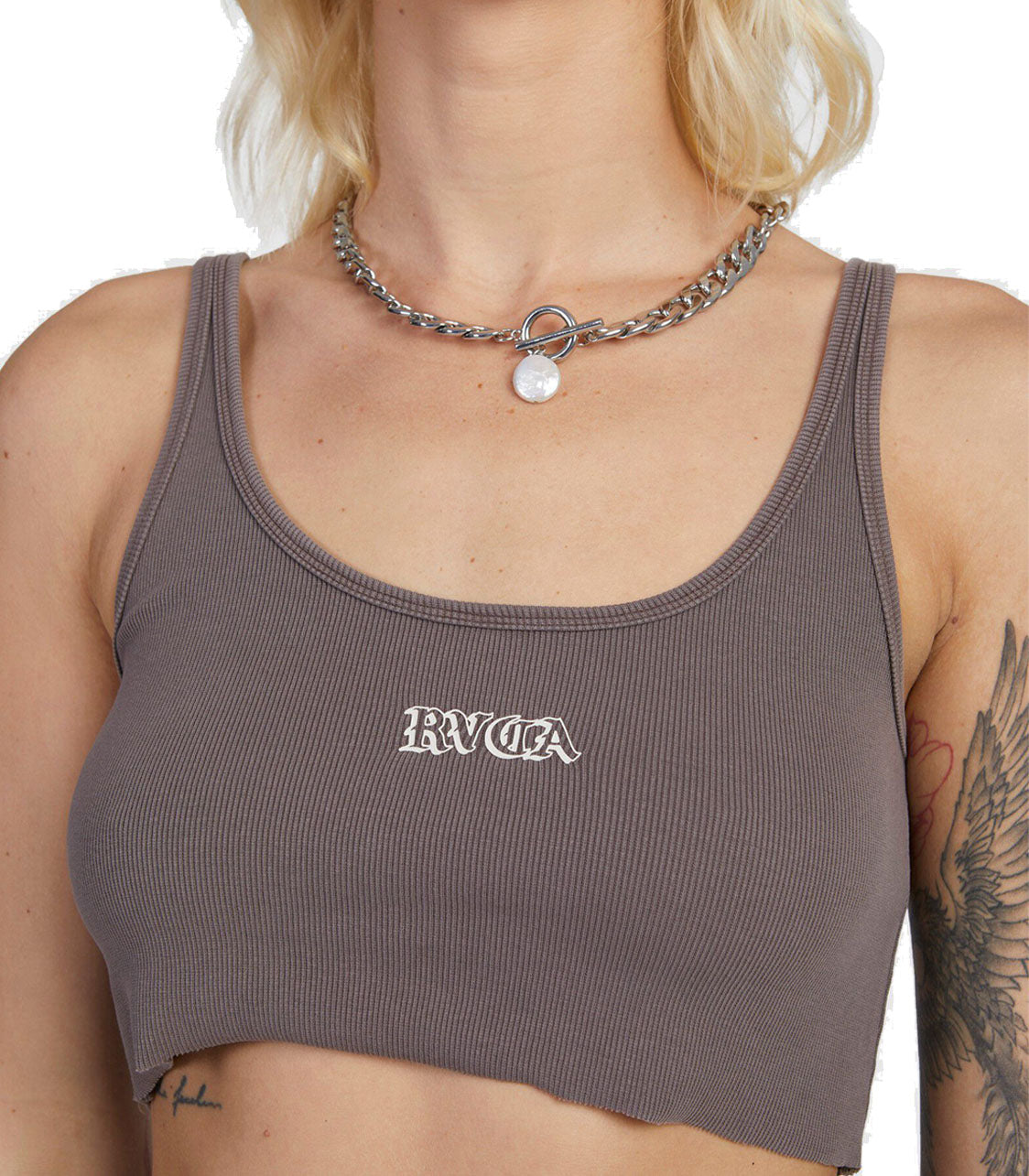 RVCA Old Rvca Cropped Tank Shirt