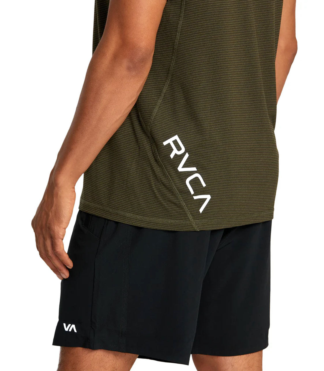 RVCA Sport Vent Stri Kttp Shirt