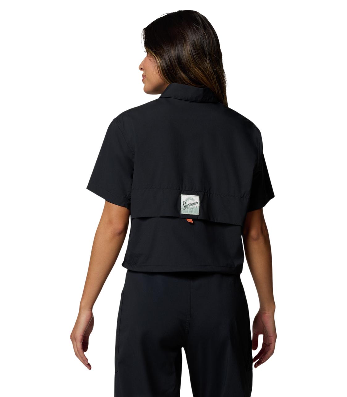 COLUMBIA SPORTSWEAR Cove Beach Woven Cropped Short Sleeves Shirt