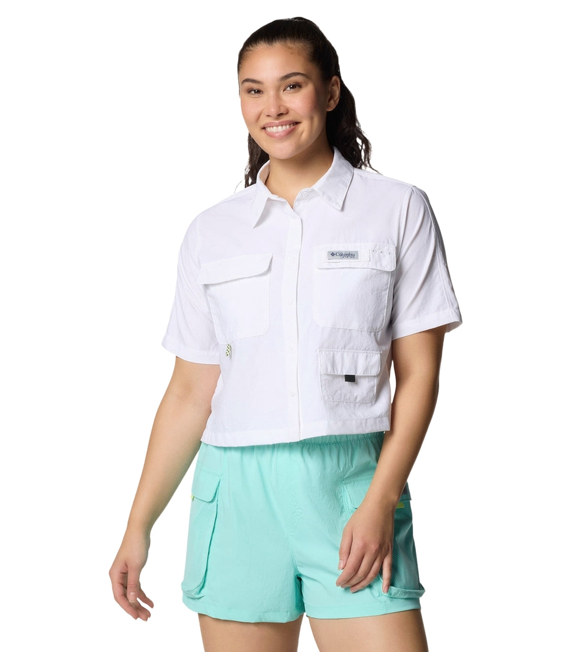 COLUMBIA SPORTSWEAR Pfg Open Water Ss Shirt Short Sleeves Shirt