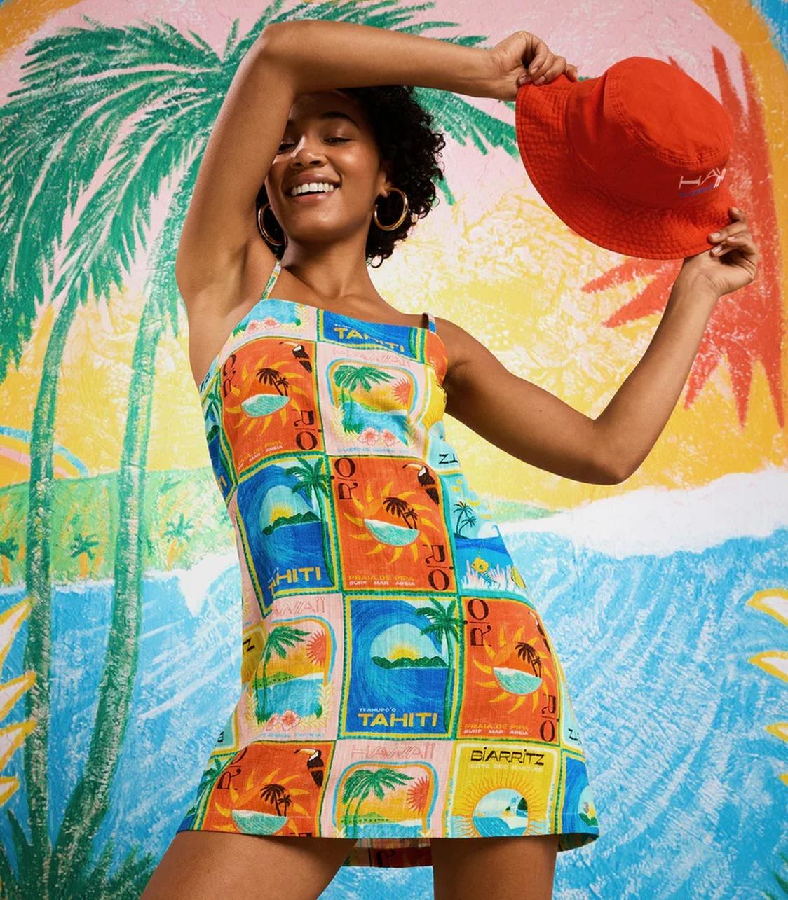 ROXY Atlas Playa Blanca Mini Dress