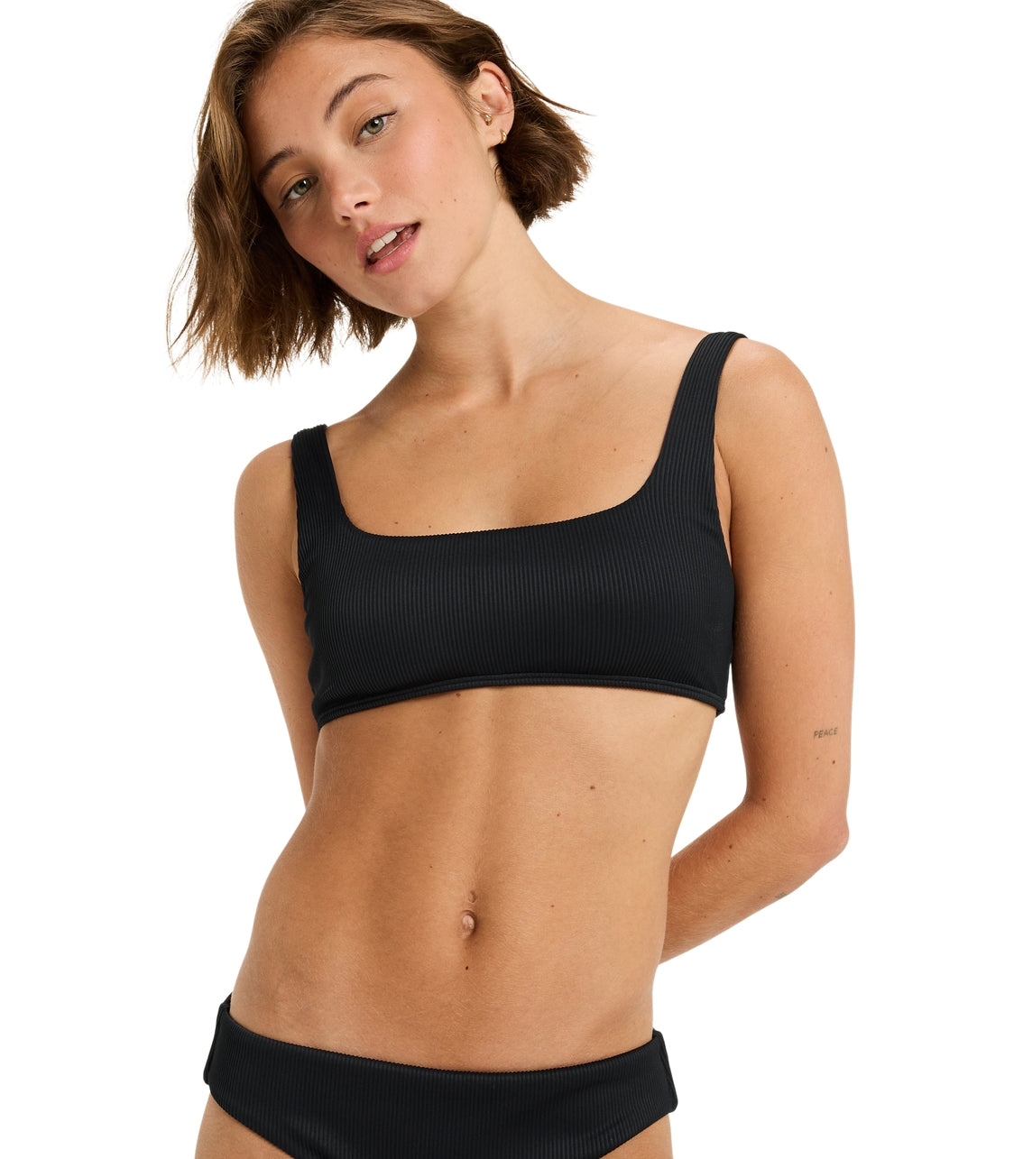 ROXY Rib Roxy Love The Glassy Bikini Top