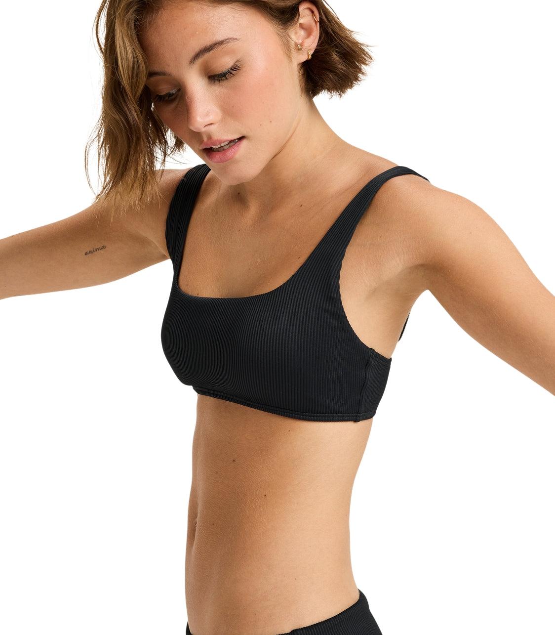 ROXY Rib Roxy Love The Glassy Bikini Top