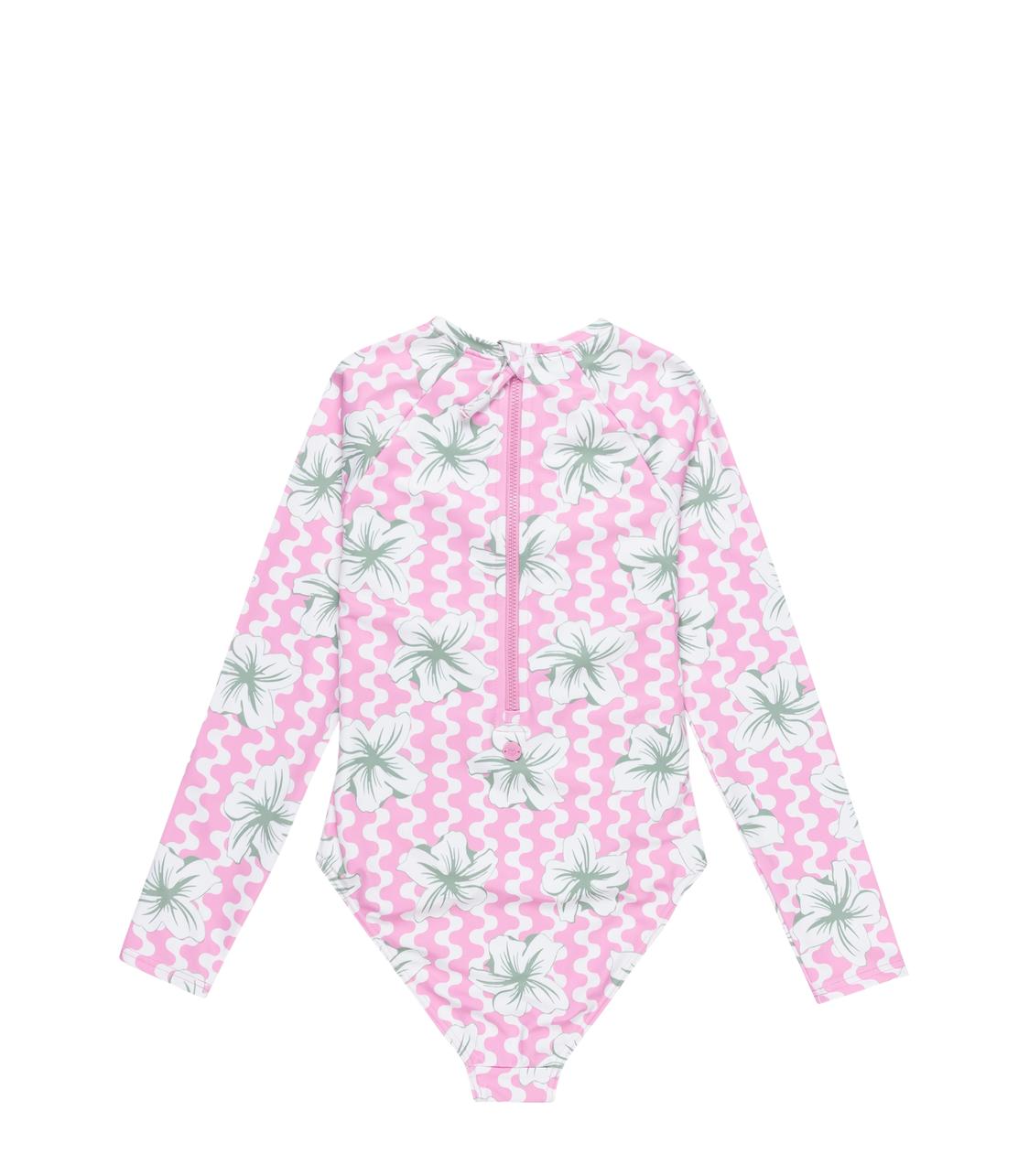 ROXY Party Waves Onesie Kids Girls Rashguard