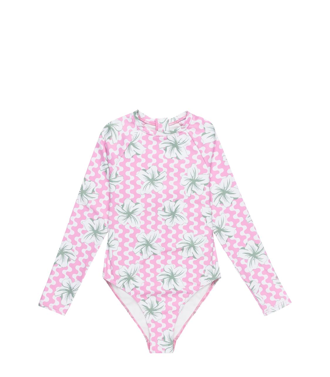 ROXY Party Waves Onesie Kids Girls Rashguard