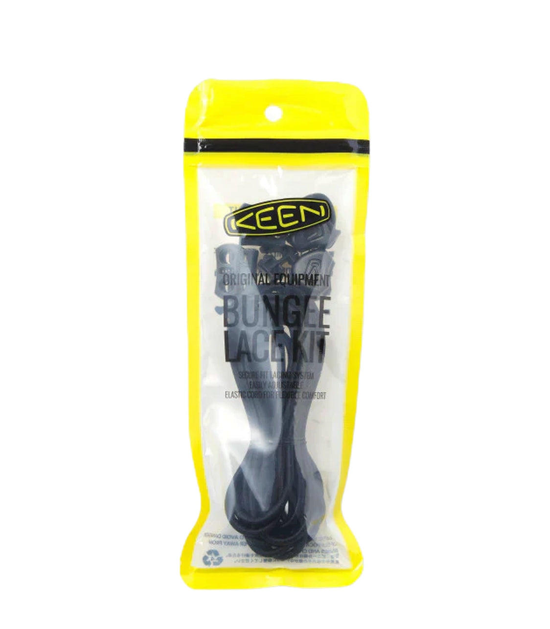 KEEN Keen Bungee Shoelace Kit Unisex Black Laces