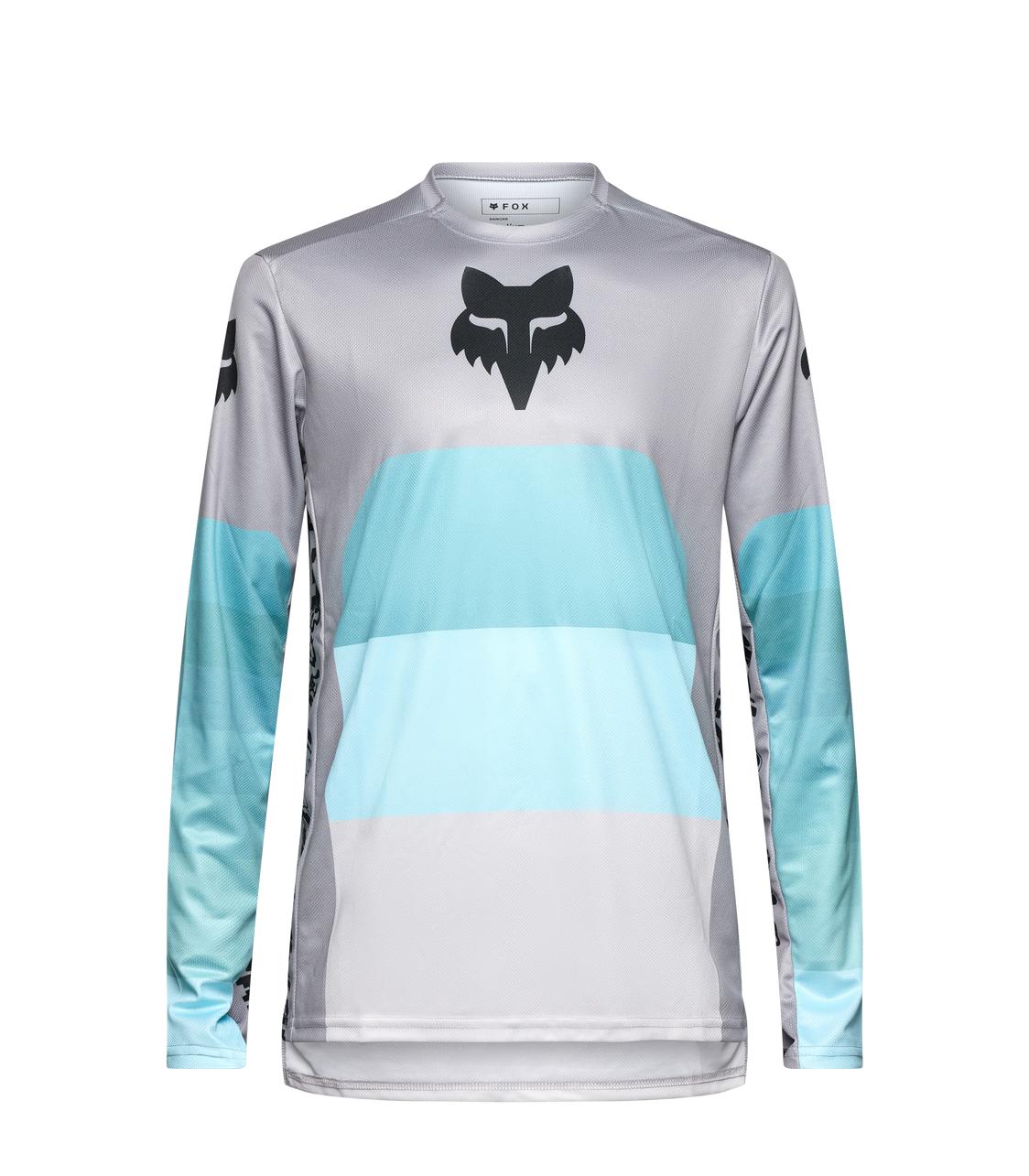 FOX RACING Ranger Ls Jersey Grid Mens Grey