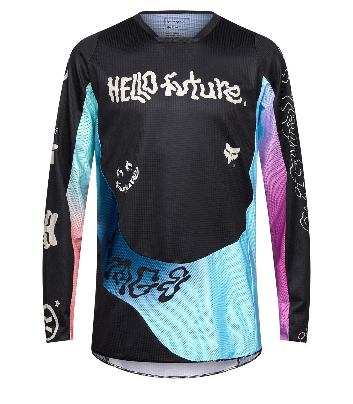 FOX RACING 180 Hello Future Jersey Mens Black