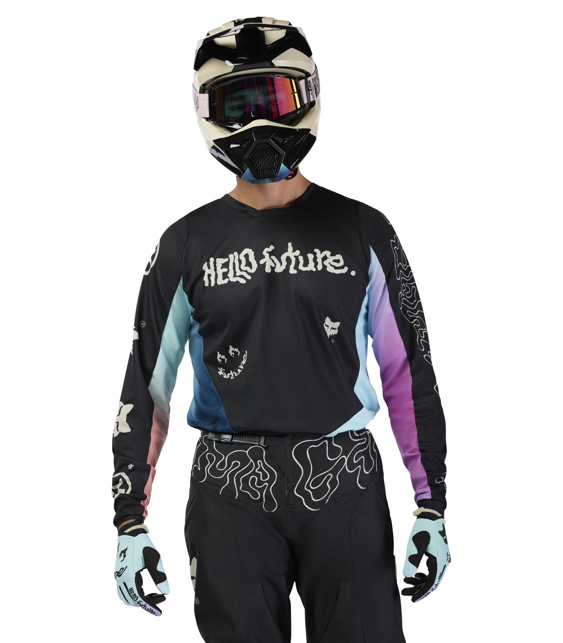 FOX RACING 180 Hello Future Jersey Mens Black