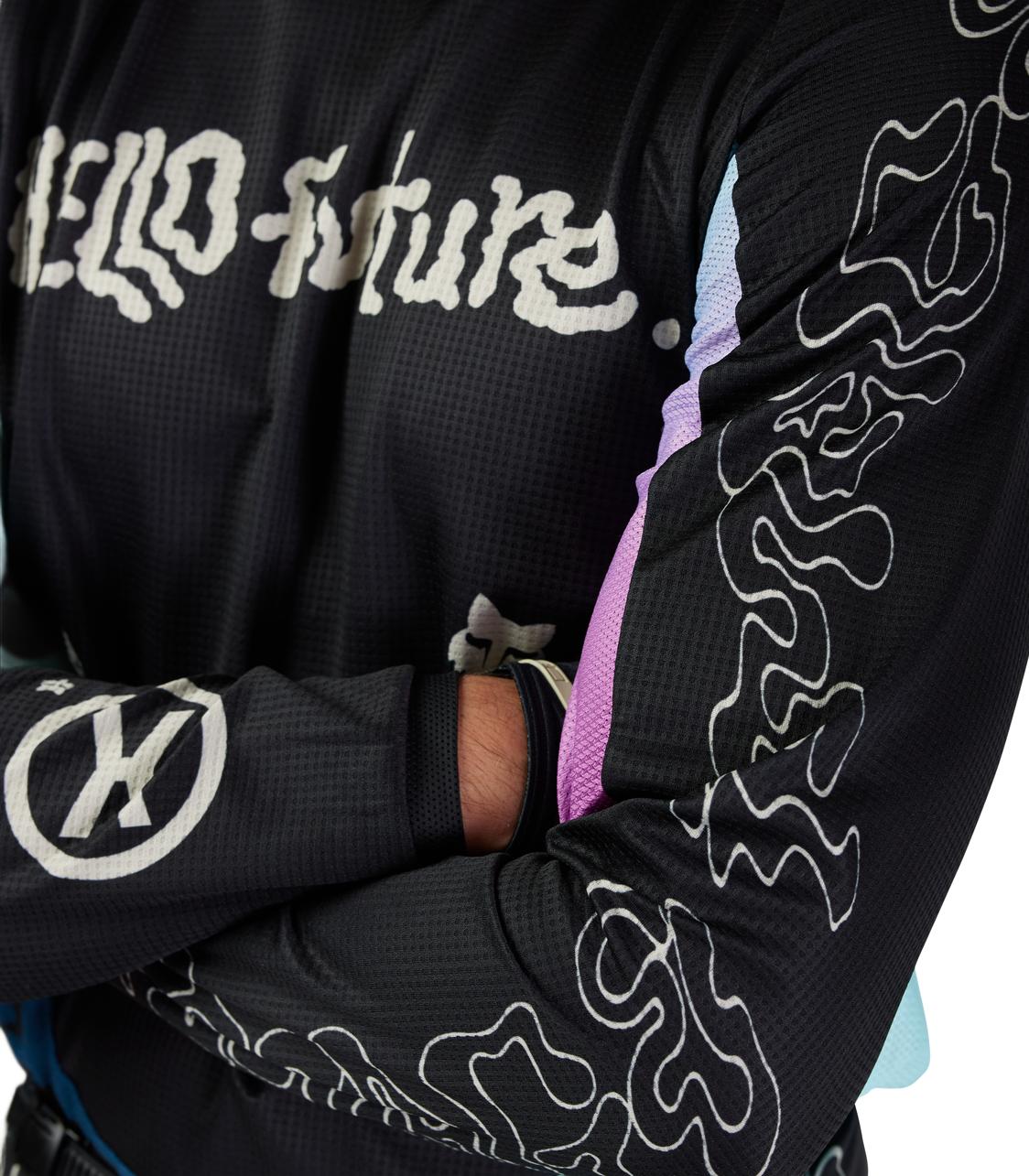 FOX RACING 180 Hello Future Jersey Mens Black