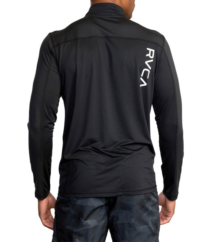 RVCA Sprtvnt Ls Halfzi Pullover Mens Black