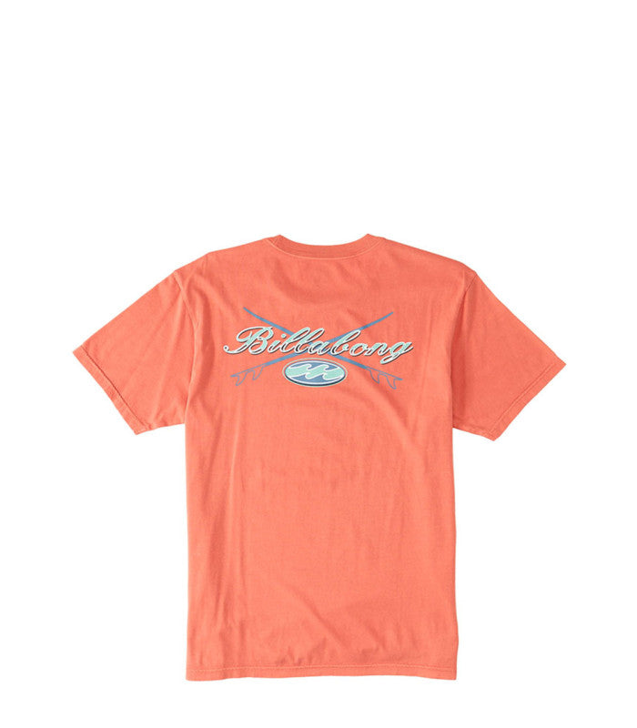 BILLABONG Crossboards Ss Mens Dark Coral