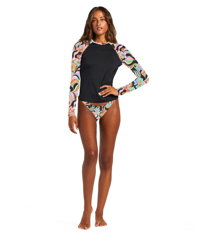 BILLABONG Dont Trip Lsrg Womens Black Pebble