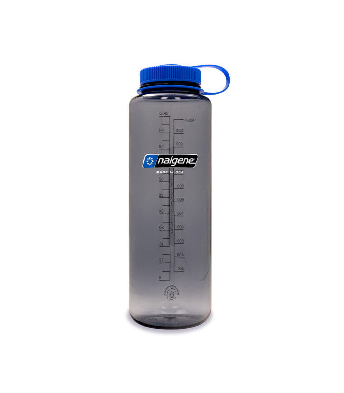 NALGENE Nalgene 48Oz Silo Grey, Blue Cap, Sustain