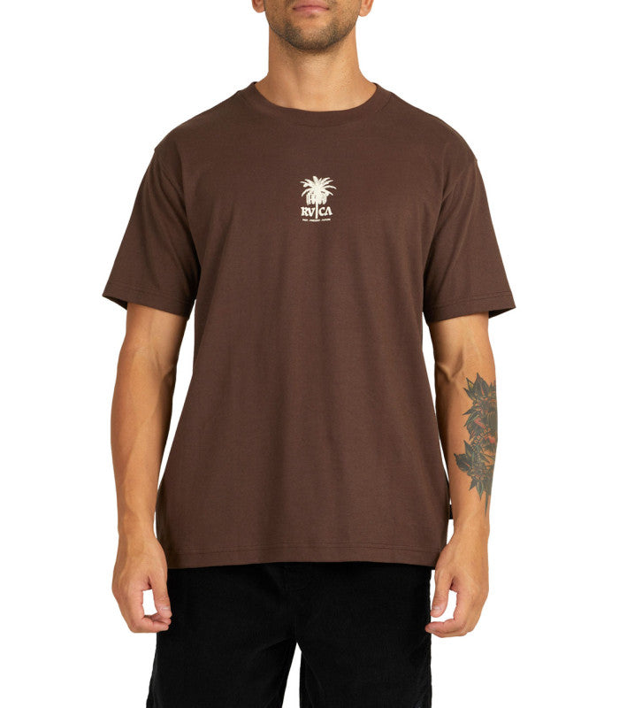 RVCA Radio Palms Ss Mens Coffee