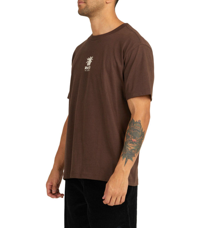 RVCA Radio Palms Ss Mens Coffee
