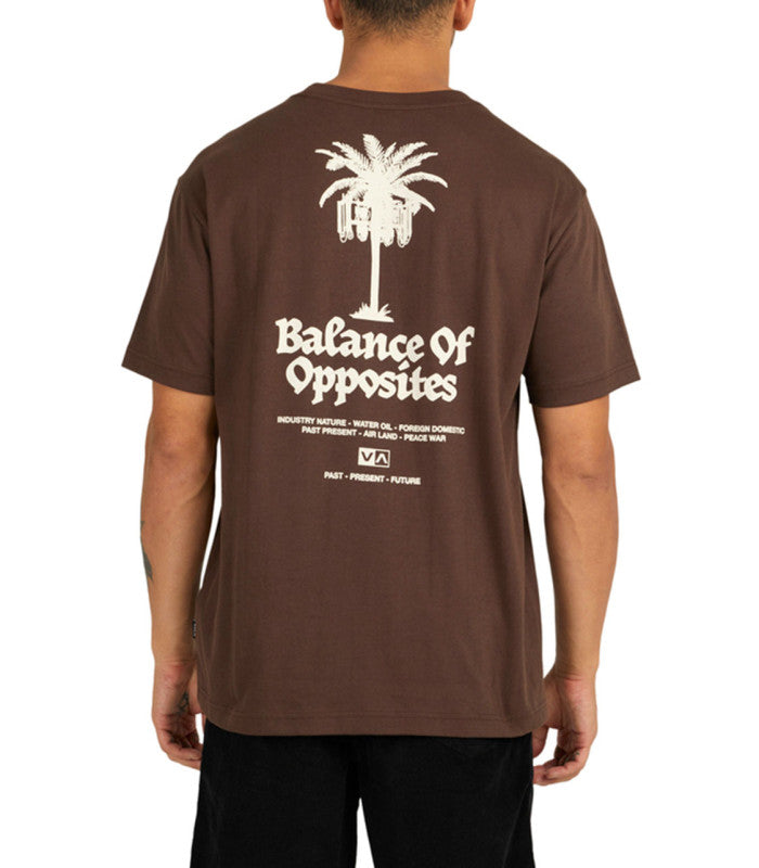 RVCA Radio Palms Ss Mens Coffee