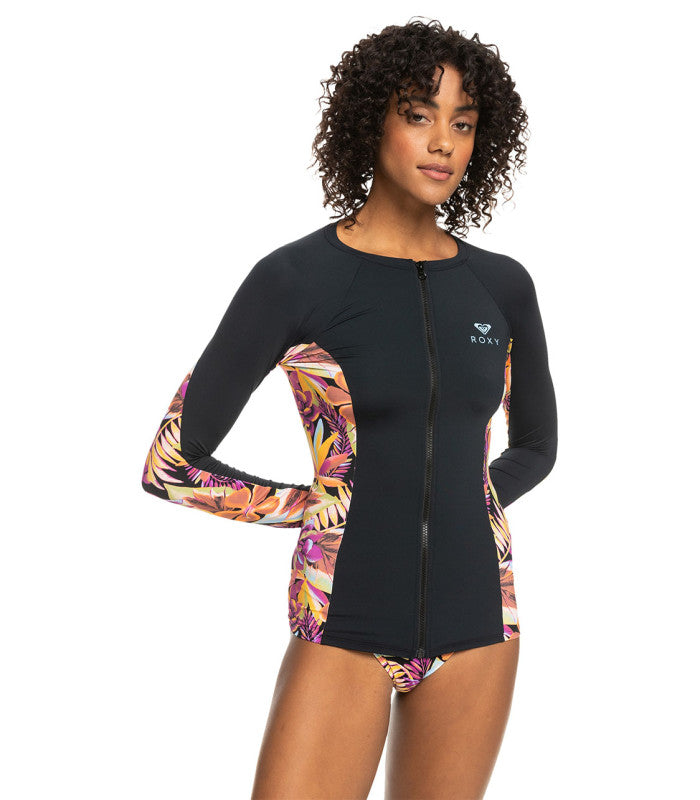 ROXY Ls Zip Lycra Rashguard