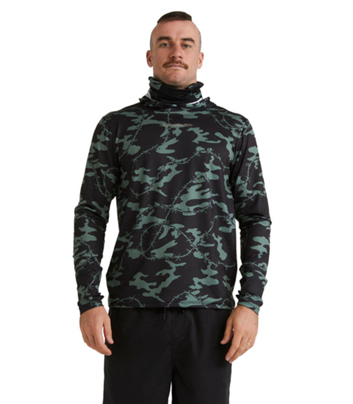 QUIKSILVER Mongrel Hood Rashguard