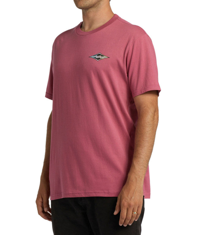 BILLABONG Crayon Wave Ss Mens Wild Berry
