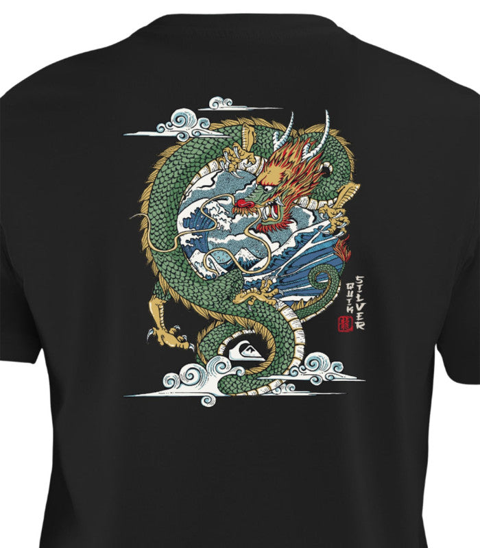 QUIKSILVER Dragon and Wave Tees